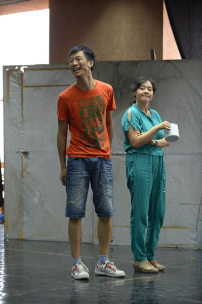 关乐和媳妇小翠（资料图）