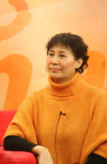 图文:巩汉林金珠做客--金珠幸福的表情