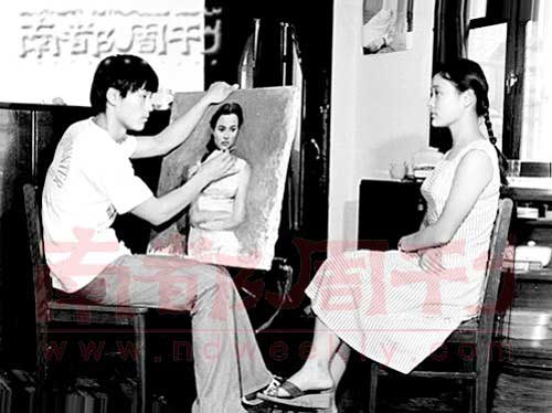 陈冲与哥哥的感情很好，还当过哥哥的模特。