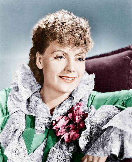 葛丽泰·嘉宝在1935年《安娜·卡列尼娜》里的扮 