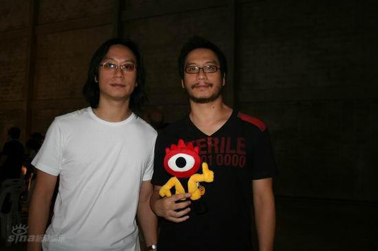 导演彭顺彭发在《风云2》片场