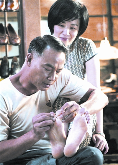 《岁月神偷》剧照，任达华、吴君如表现出乎人们意料