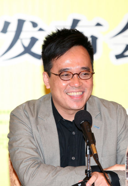 导演林育贤与媒体开心交流