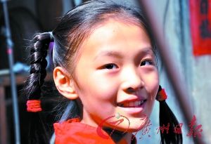 　彭彩金是父母的开心果