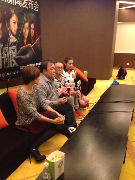 电影《制服》广州造势 监制王晶期待续集