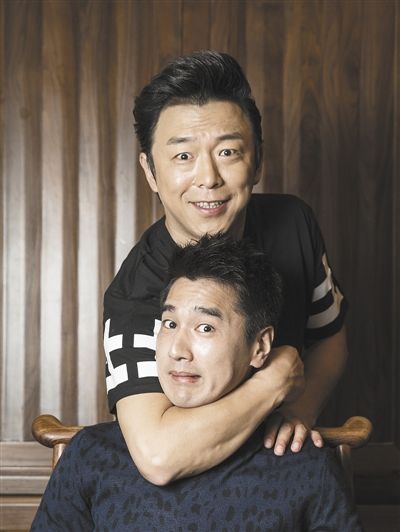 黄渤和赵又廷已合作两次，他们都是风头正劲的男演员，未来他们应该还会有更多合作。新京报记者 郭延冰 摄