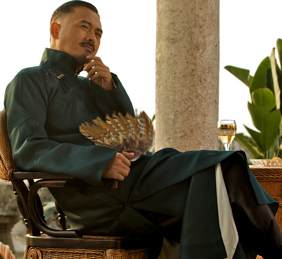长衫中式扮相　