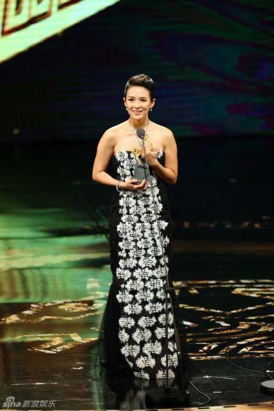 章子怡也凭借《一代宗师》摘得金马影后（资料图）