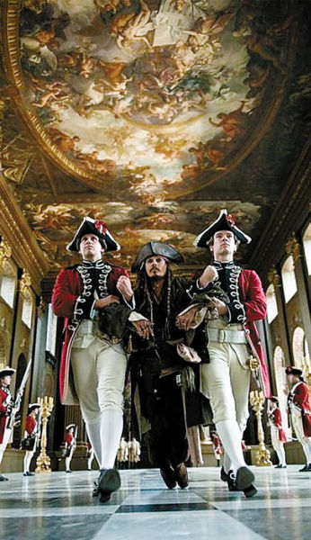 “杰克船长”一度落到了英国皇家卫队手中