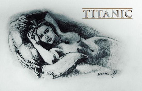 这张露丝的素描出自导演卡梅隆之手。在内地放映的3D版本中，杰克为露丝画像的桥段略有删剪。