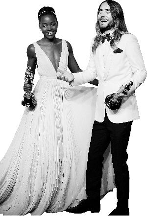 杰瑞德·莱托（右）露皮塔·尼永奥（左）