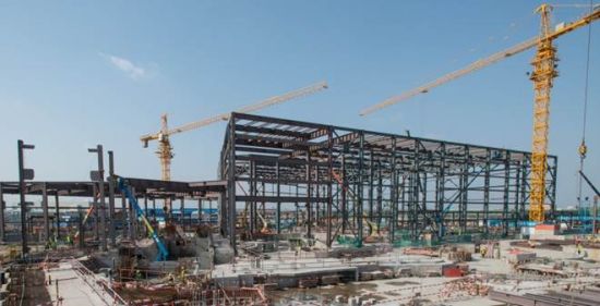 上海迪士尼乐园“宝藏湾”主题园区中的重要景点“加勒比海盗——沉落宝藏之战”的主要结构施工已经完成。