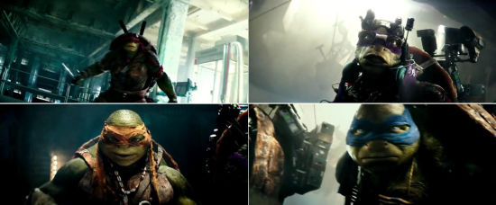 神龟四兄弟亮相，真人版中每个神龟的装备和装扮上增添了不少细节