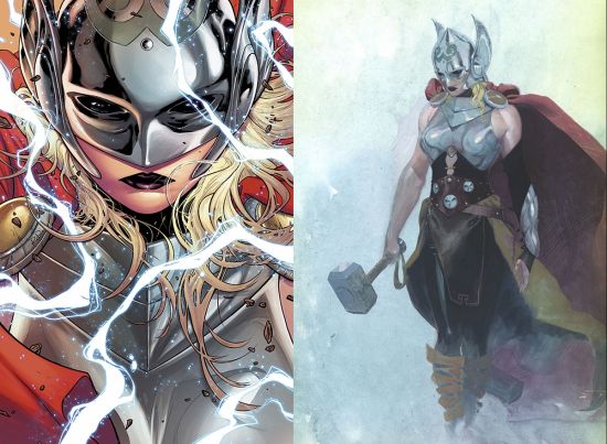 漫威发布的女雷神概念图