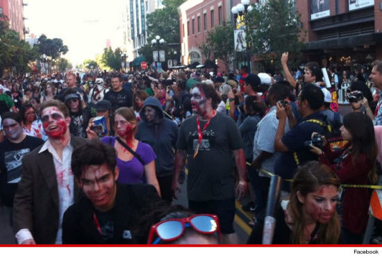 “僵尸漫步”现场