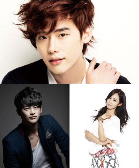 顺时针方向:李钟硕,少女时代成员yuri,徐仁国