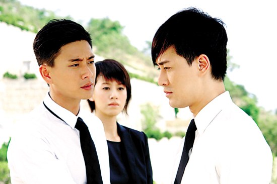 《摘星之旅》中与林峰（右）争权又争女