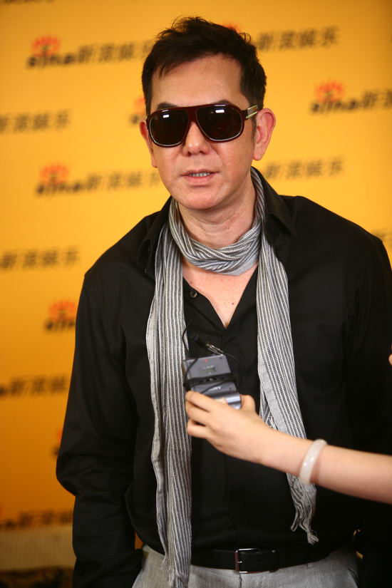 图文:《老港正传》主创聊天--黄秋生接受访问