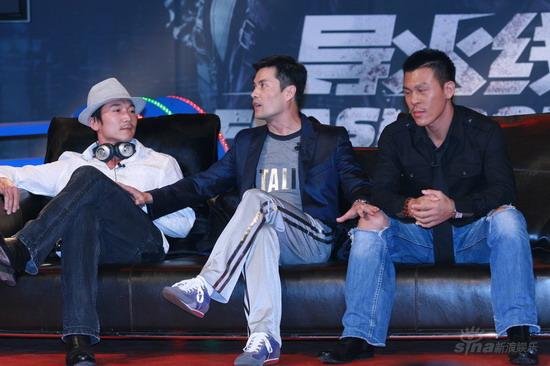 "反派三兄弟"邹兆龙,吕良伟,行宇(左起)