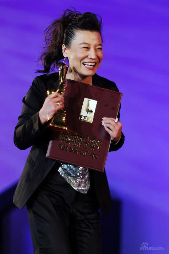图文金鸡百花电影节颁奖礼小香玉欣喜若狂