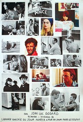 50年，关于高达的拼贴画记忆，上图依次《筋疲力尽》、《法外之徒》、《随心所欲》、《蔑视》、《狂人皮尔洛》等