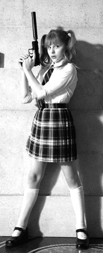 科洛·莫瑞兹在《海扁王》中的造型