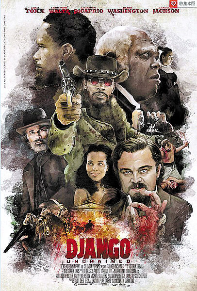 《被解救的姜戈》海报