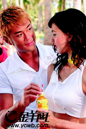 古天乐泰国拍广告 开沙滩派对担心椰子砸头(图)