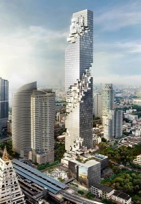 奥雷设计的曼谷MahaNakhon综合大楼