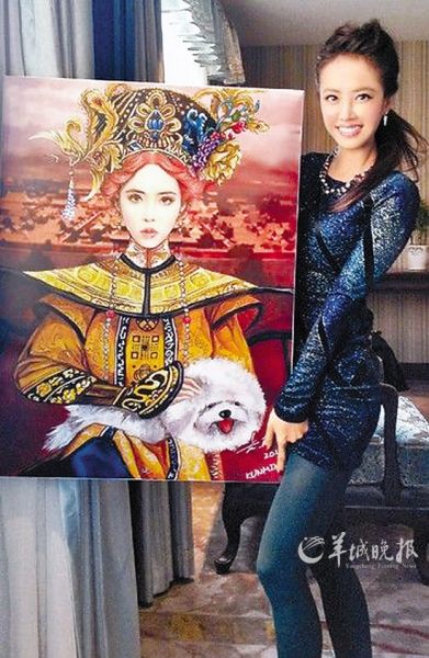 蔡依林秀出娘娘像