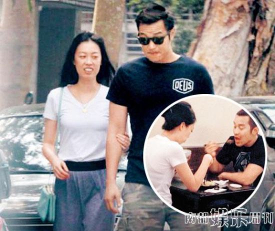 张孝全和女友Crystal多次被偷拍到。