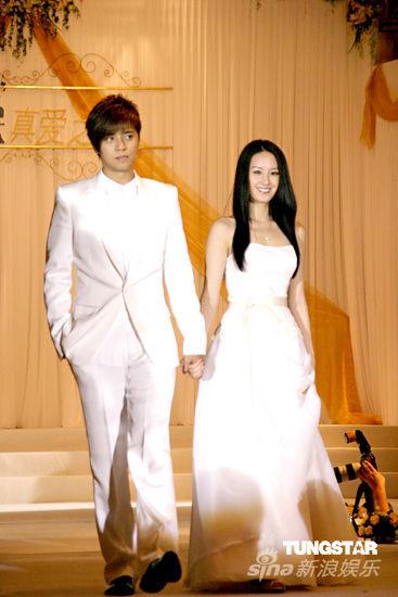 罗志祥携曾恺玹婚纱亮相