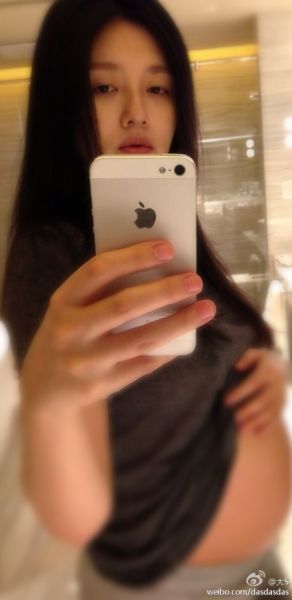 大S孕期自拍美照