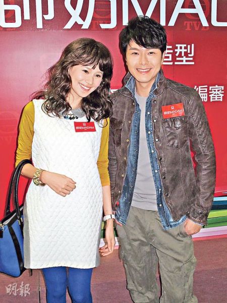 黄翠如拍《师奶Madam》时跟萧正楠擦出爱火。