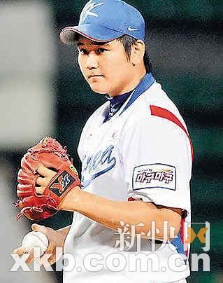 韩国棒球选手林泰勋（资料图）