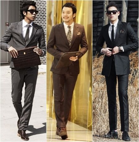 独特设计的西装搭配