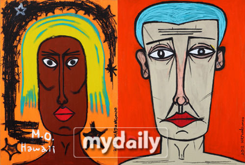 韩国演员河正宇4月17日首尔举办个人画展(图)