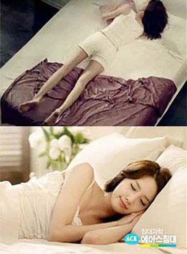 少女时代允儿徐贤拍睡床广告身材性感撩人(图)