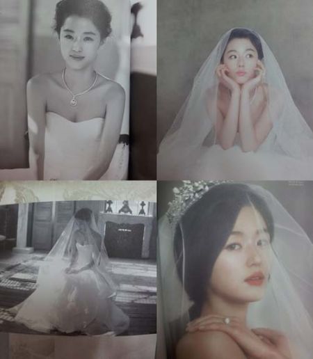 全智贤婚纱写真