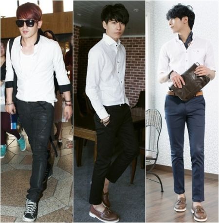 珉宇白色上衣展亮丽气息