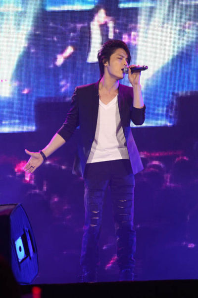 JYJ成员金在中赴台办粉丝见面会