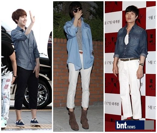 经典深色牛仔衬衫