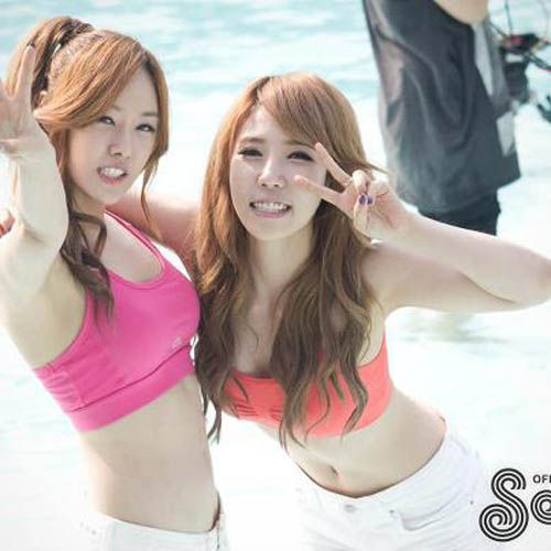 Secret的成员宋智恩、Zinger