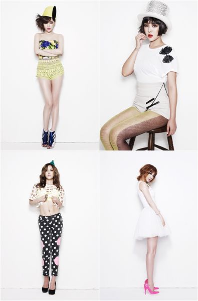 Brown eyed girls成员造型