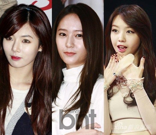 泫雅，Krystal，珉娥