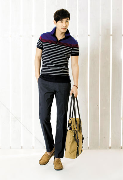 韩星陈益汉春装写真