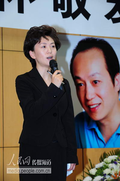 海霞回忆说，在6月5号早上听到这个消息的时候，所有人都惊呆了。（人民网记者 徐岩冰 摄）