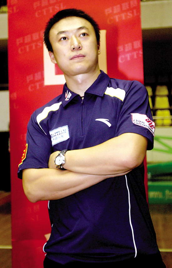 马琳拒答“离婚问题” CFP资料照片