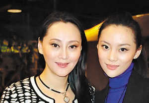 宋佳与女儿楚楚 