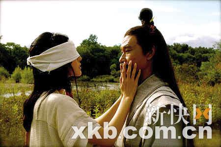 《麦田》剧照，两人先后合作过几部电影。